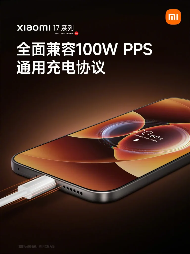 Xiaomi 17 Series Charging (Image Credit: Xiaomi Mobile Phone/Weibo)