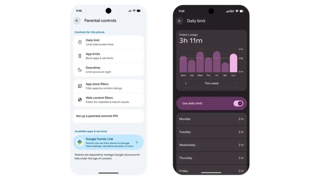 Android Parental Control